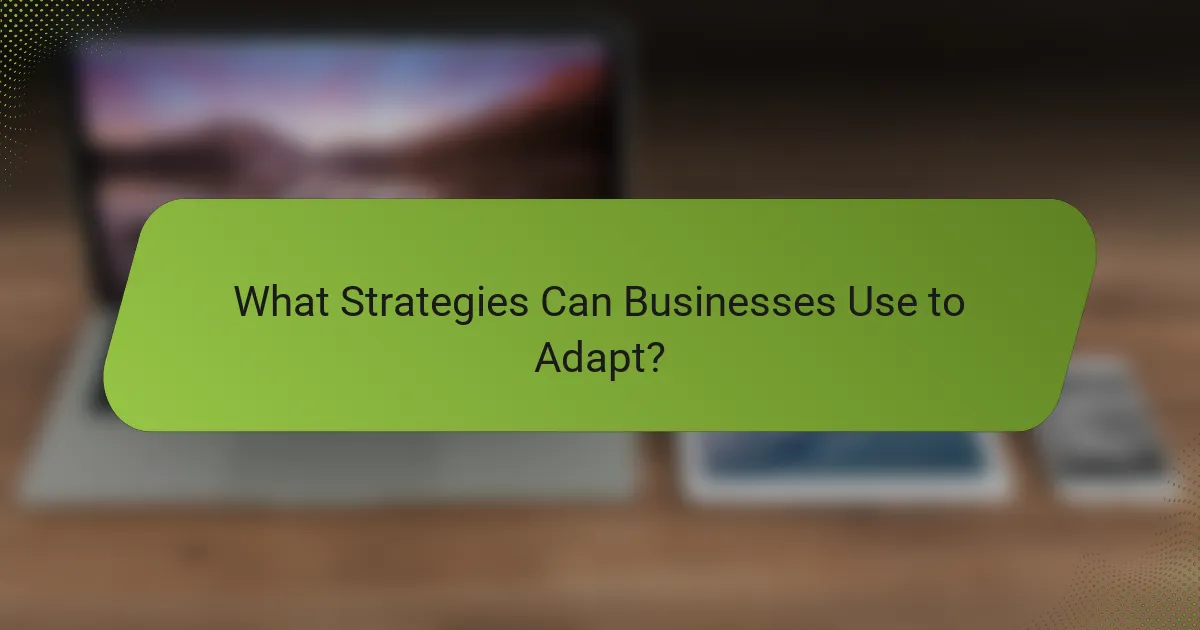 What Strategies Can Businesses Use to Adapt?